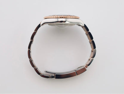 Rolex Yacht-Master 40 Everose Rose Gold/Steel Chocolate Brown Dial Gold Bezel Oyster Bracelet 126621