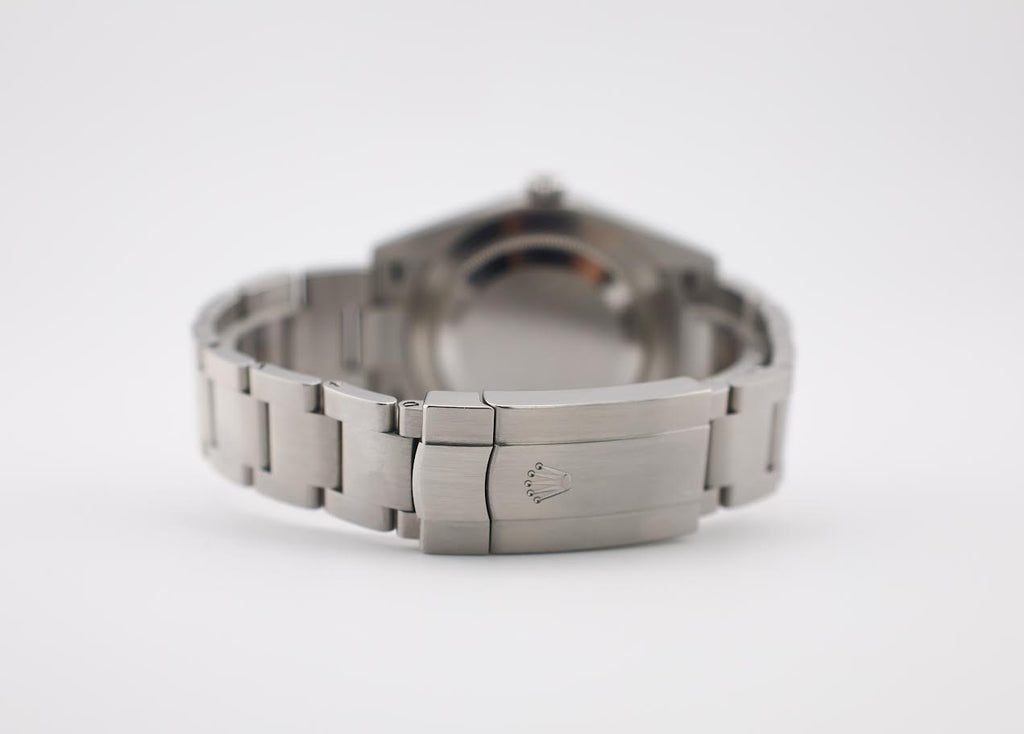 Rolex Oyster Perpetual 41 Watch - Domed Bezel - Coral Red Index Dial - Oyster Bracelet - 2020 Release - 124300 reio