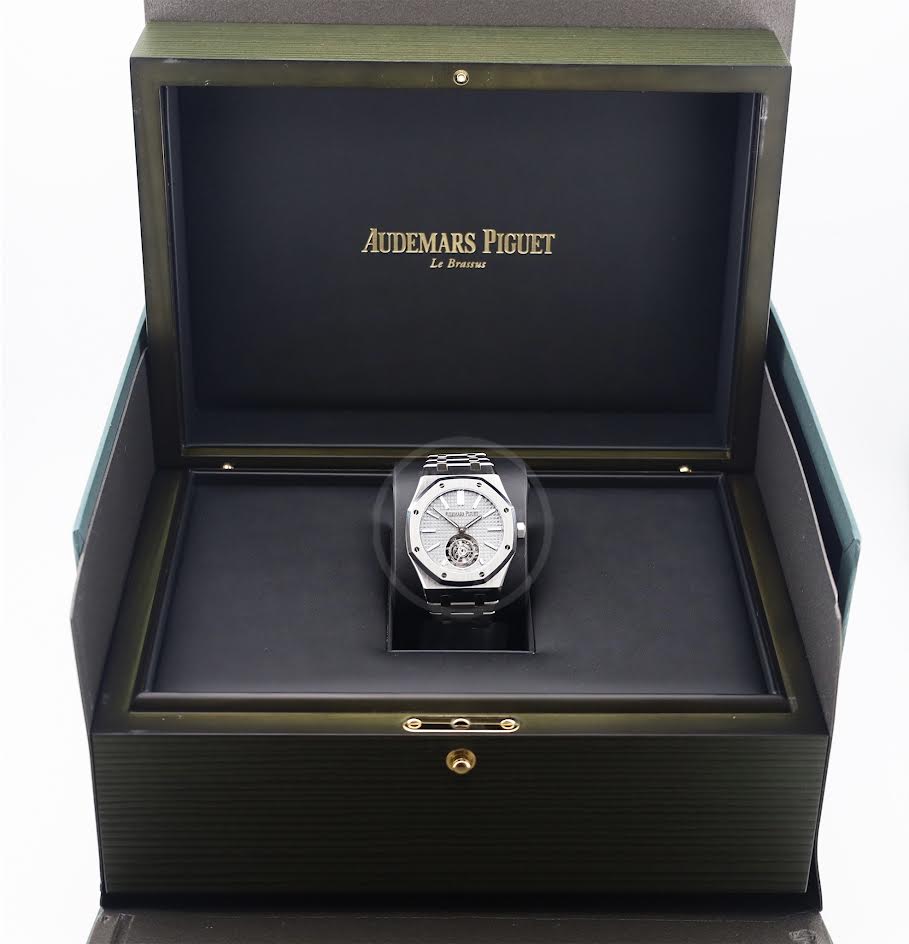Audemars Piguet Royal Oak 41mm Flying Tourbillion Stainless Steel Grey Dial | 26730ST.OO.1320ST.06