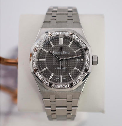 Audemars Piguet Royal Oak Selfwinding Watch-Grey Dial 37mm-15451ST.ZZ.1256ST.02