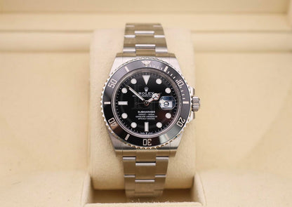 Rolex Steel Submariner Watch - Black Dial - 2020 Release - 124060