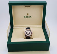 Load image into Gallery viewer, Rolex Daytona Rose Gold Sundust/Bright Black Dial 40 mm Oysterflex Rubber Bracelet Watch - 126515LN