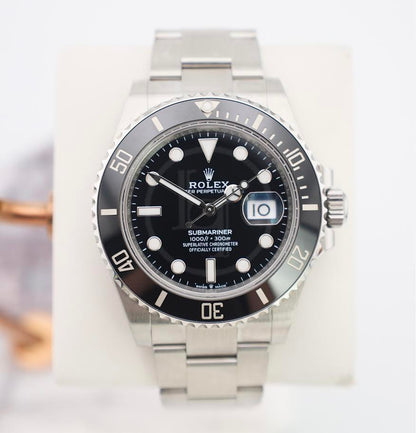 Rolex Steel Submariner Watch - Black Dial - 2020 Release - 124060