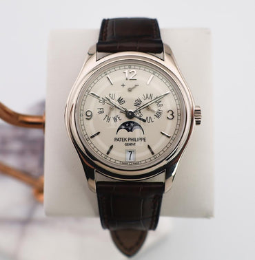 Patek Philippe Grand Complications Perpetual Calendar - White Gold - Lacquered Cream Dial - 5320G-001