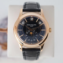 Load image into Gallery viewer, Patek Philippe 40mm Men Complications Watch Black Dial 5205R