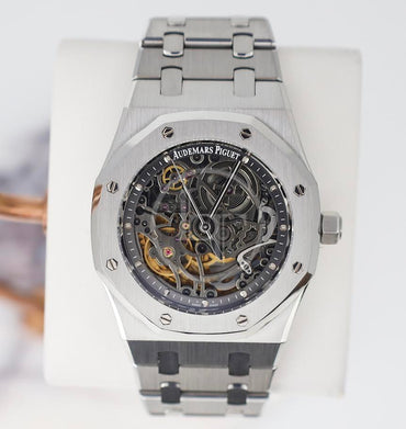 Audemars Piguet Royal Oak Openworked Selfwinding 39mm Black Skeleton Stainless Steel - 15305ST.OO.1220ST.01