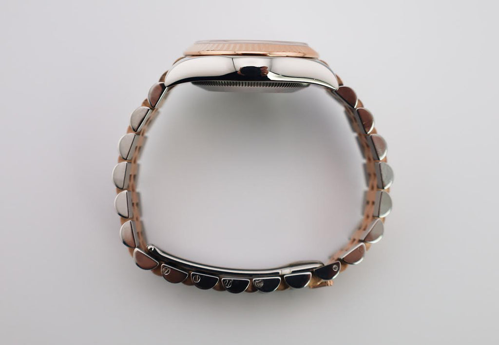 Rolex Datejust 31 Lady Midsize Rose Gold/Steel White Roman Dial & Fluted Bezel Jubilee Bracelet 178271