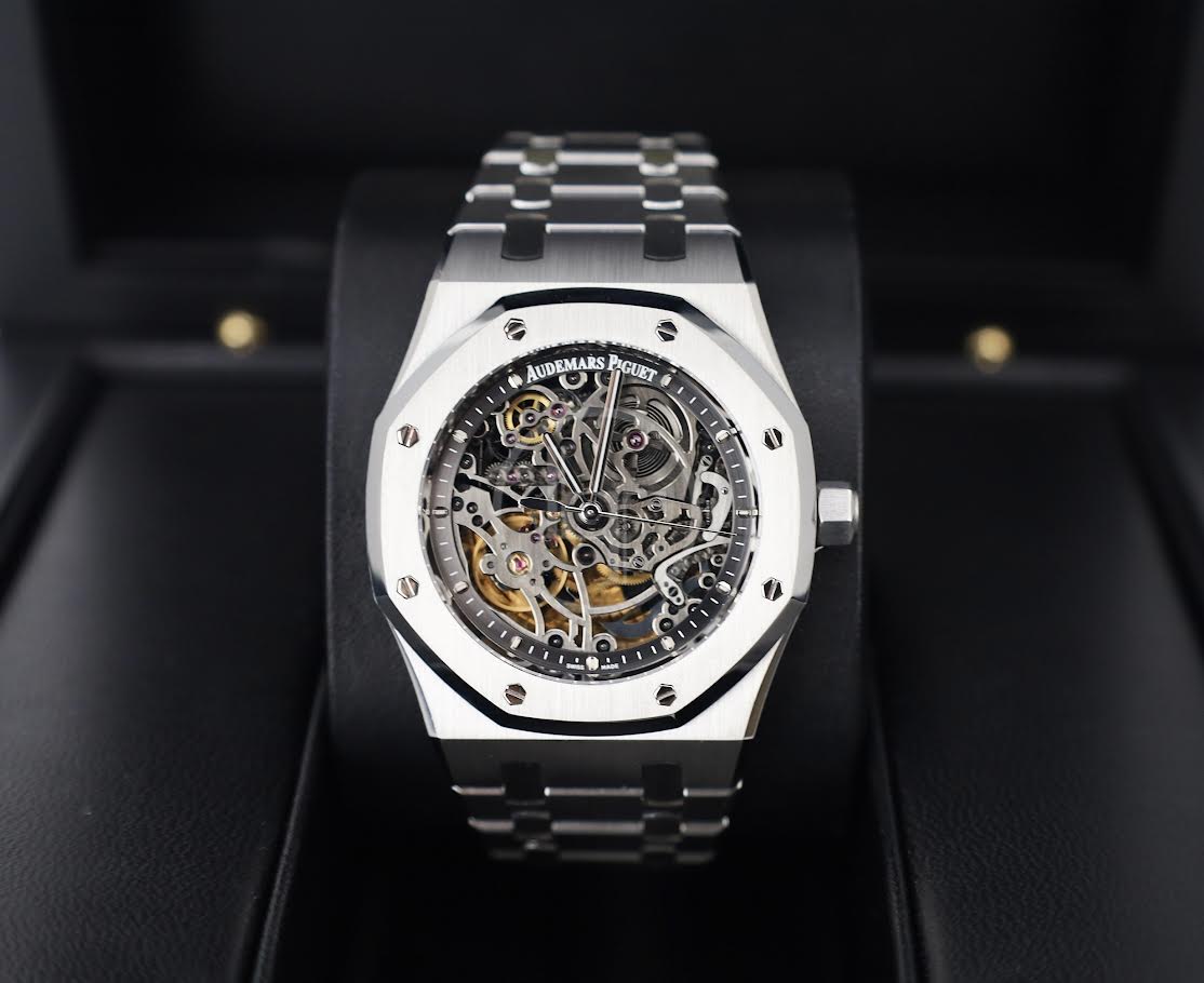 Audemars Piguet Royal Oak Openworked Selfwinding 39mm Black Skeleton Stainless Steel - 15305ST.OO.1220ST.01