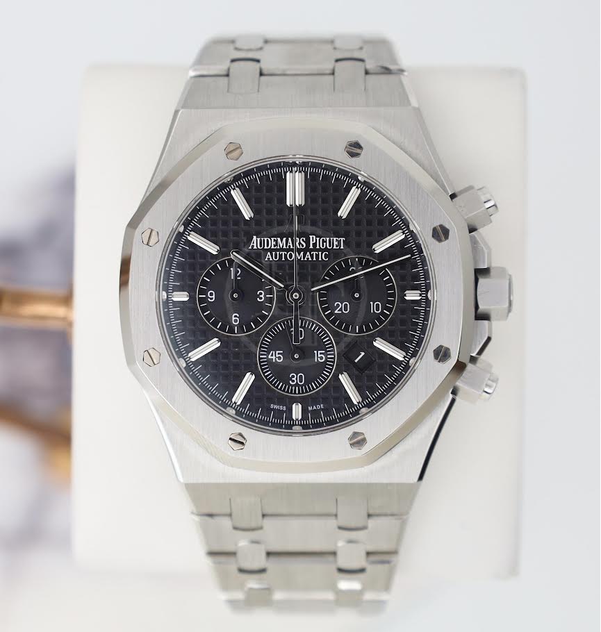 Audemars Piguet Royal Oak Chronograph Stainless Steel 41mm Black Dial Watch - 26320ST.OO.1220ST.01