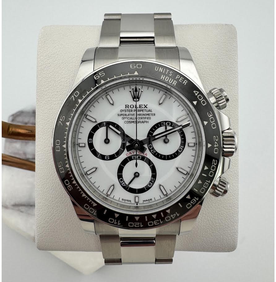 Rolex Cosmograph Daytona 40 mm Steel Ceramic "Panda" White Dial - 126500LN