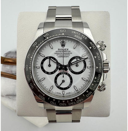 Rolex Cosmograph Daytona 40 mm Steel Ceramic "Panda" White Dial - 126500LN