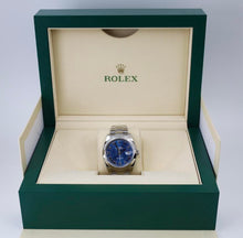 Load image into Gallery viewer, Rolex Datejust 41 Stainless Steel Blue Roman Dial Smooth Bezel Oyster Bracelet 126300 -