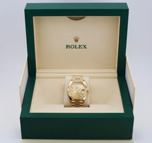Load image into Gallery viewer, Rolex Day-Date 40 Yellow Gold Champagne Index Dial &amp; Fluted Bezel President Bracelet 228238 -