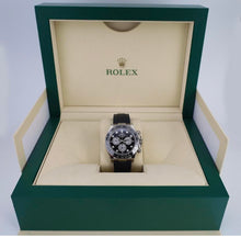 Load image into Gallery viewer, Rolex White Gold Cosmograph Daytona Watch - Black Cerachrom Bezel - Black And Steel Diamond Dial - Oysterflex Strap - 126519ln bkstdof