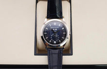Load image into Gallery viewer, Patek Philippe Complications Annual Calendar Moon Phases White Gold Blue Baguette Diamond Dial | 5396G-017