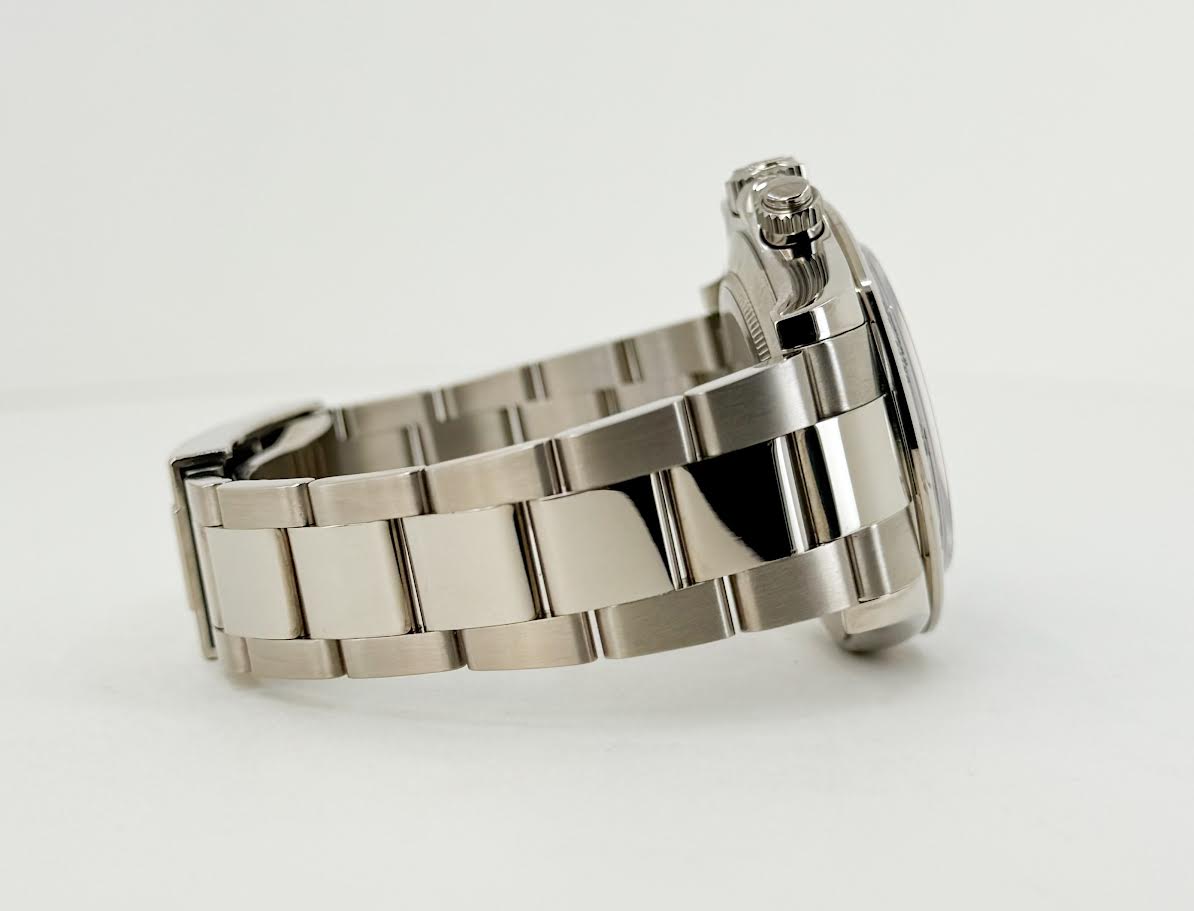 Rolex Daytona White Gold Blue Index Dial White Gold Bezel Oyster Bracelet 116509