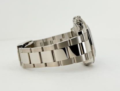 Rolex Daytona White Gold Blue Index Dial White Gold Bezel Oyster Bracelet 116509