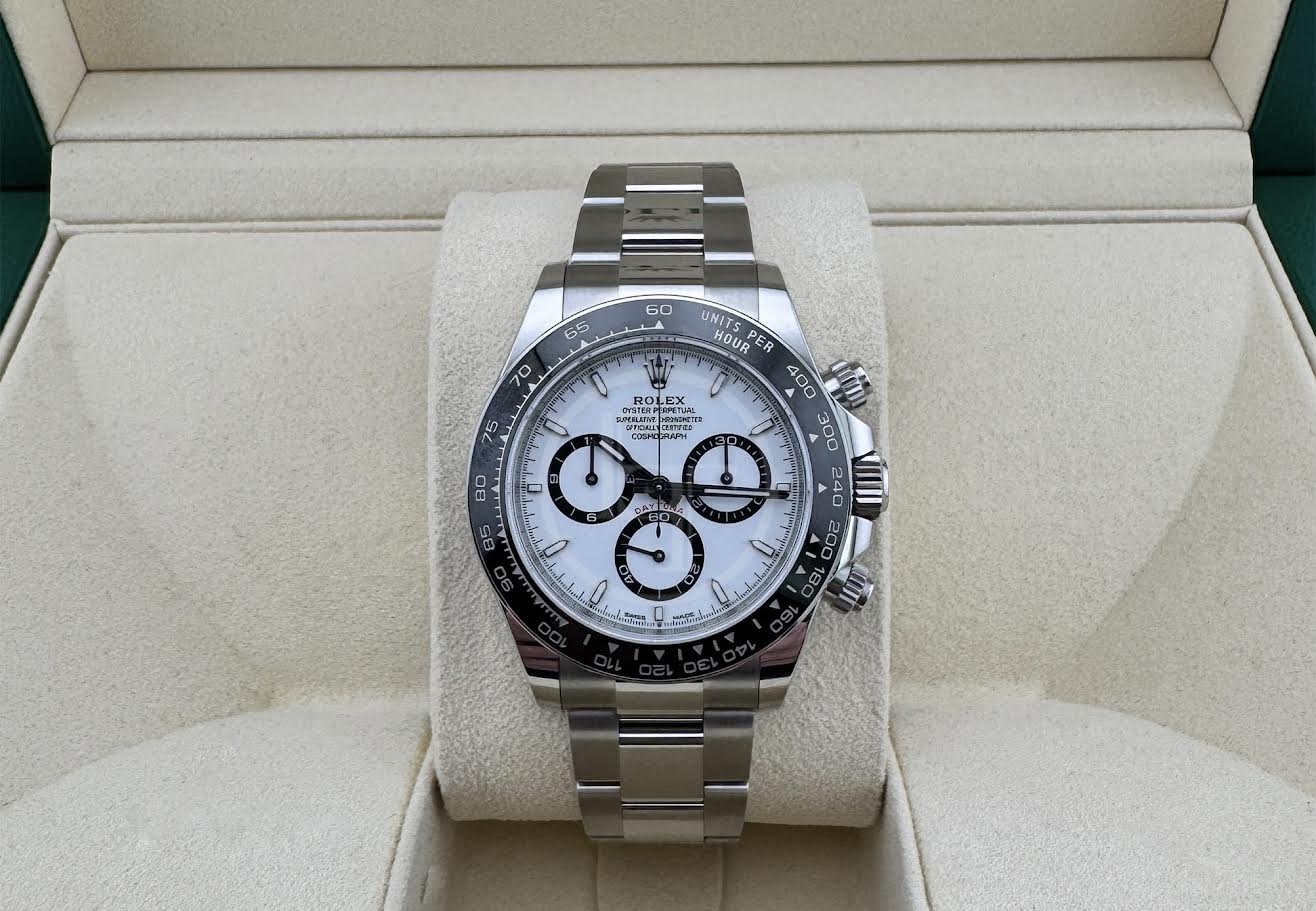 Rolex Cosmograph Daytona 40 mm Steel Ceramic "Panda" White Dial - 126500LN