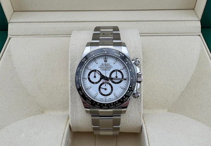 Rolex Cosmograph Daytona 40 mm Steel Ceramic "Panda" White Dial - 126500LN