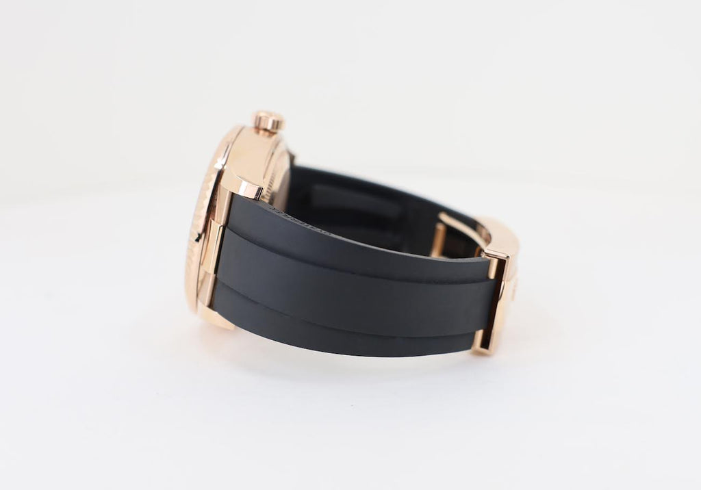 Rolex Everose Gold Sky-Dweller Watch - White Index Dial - Oysterflex Bracelet - 2020 Release - 326235 wi