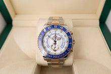 Load image into Gallery viewer, Rolex Yacht-Master II 116681 Blue Ceramic 18k Rose Gold Mercedes Hands Stainless Steel