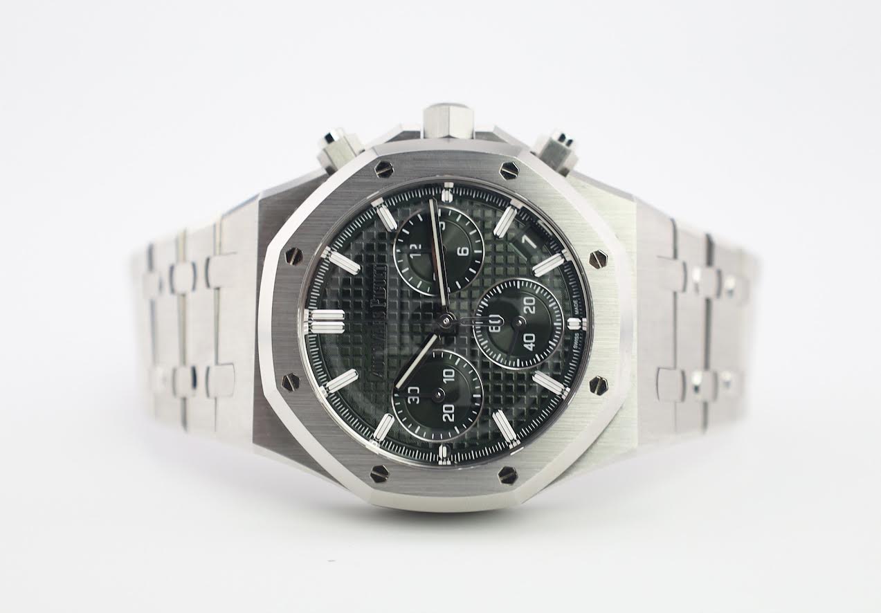 Audemars Piguet Royal Oak Chronograph "50th Anniversary" Stainless Steel 41mm Khaki Green Dial | 26240ST.OO.1320ST.04
