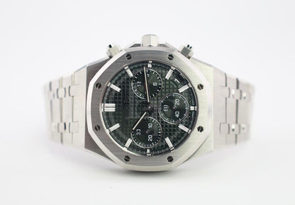 Audemars Piguet Royal Oak Chronograph "50th Anniversary" Stainless Steel 41mm Khaki Green Dial | 26240ST.OO.1320ST.04