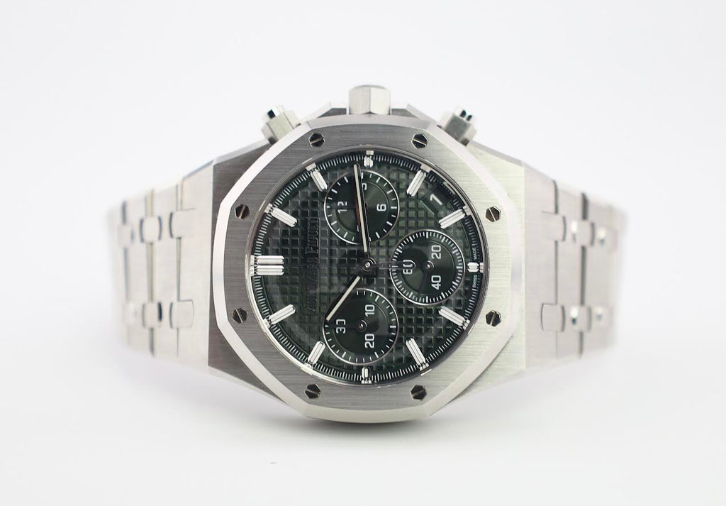 Audemars Piguet Royal Oak Chronograph "50th Anniversary" Stainless Steel 41mm Khaki Green Dial | 26240ST.OO.1320ST.04