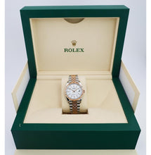 Load image into Gallery viewer, Rolex Datejust 36 Rose Gold/Steel White Index Dial &amp; Fluted Bezel Jubilee Bracelet 126231