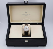 Load image into Gallery viewer, Patek Philippe Calatrava &quot;Clous de Paris&quot; Rose Gold Hobnail BezelSilver Dial - 6119R-001