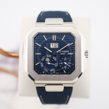 Load image into Gallery viewer, Patek Philippe Cubitus Grand Date Day &amp; Moon Phases Platinum 45mm Blue Dial 5822P-001