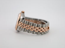 Load image into Gallery viewer, Rolex Datejust 31 Lady Midsize Rose Gold/Steel White Roman Dial &amp; Fluted Bezel Jubilee Bracelet 178271