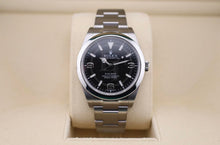 Load image into Gallery viewer, Rolex Explorer Stainless Steel Black Arabic Index 39mm Lume Dial Oyster Bracelet - 214270