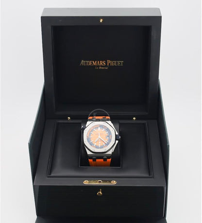 Audemars Piguet Royal Oak Offshore Diver Special Edition Watch-Orange Dial 42mm-15710ST.OO.A070CA.01