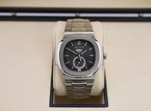 Load image into Gallery viewer, Patek Philippe Nautilus Annual Calendar Moon Phases Stainless Steel Grey Dial | 5726/1A-001