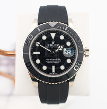 Load image into Gallery viewer, Rolex White Gold Yacht-Master 42 Watch - Black Dial - Oysterflex Strap - 226659 bk