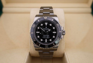 Rolex Submariner No Date Stainless Steel Black Dial & Ceramic Bezel Oyster Bracelet 114060