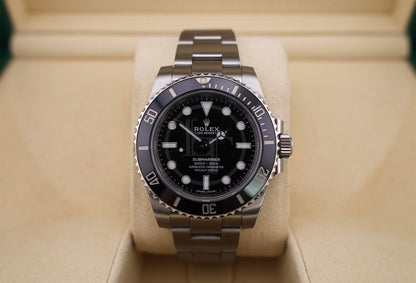 Rolex Submariner No Date Stainless Steel Black Dial & Ceramic Bezel Oyster Bracelet 114060