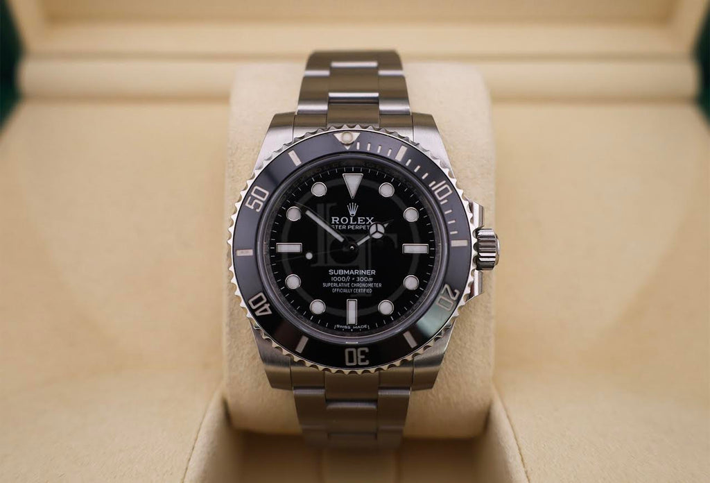 Rolex Submariner No Date Stainless Steel Black Dial & Ceramic Bezel Oyster Bracelet 114060