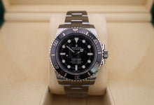 Load image into Gallery viewer, Rolex Submariner No Date Stainless Steel Black Dial &amp; Ceramic Bezel Oyster Bracelet 114060