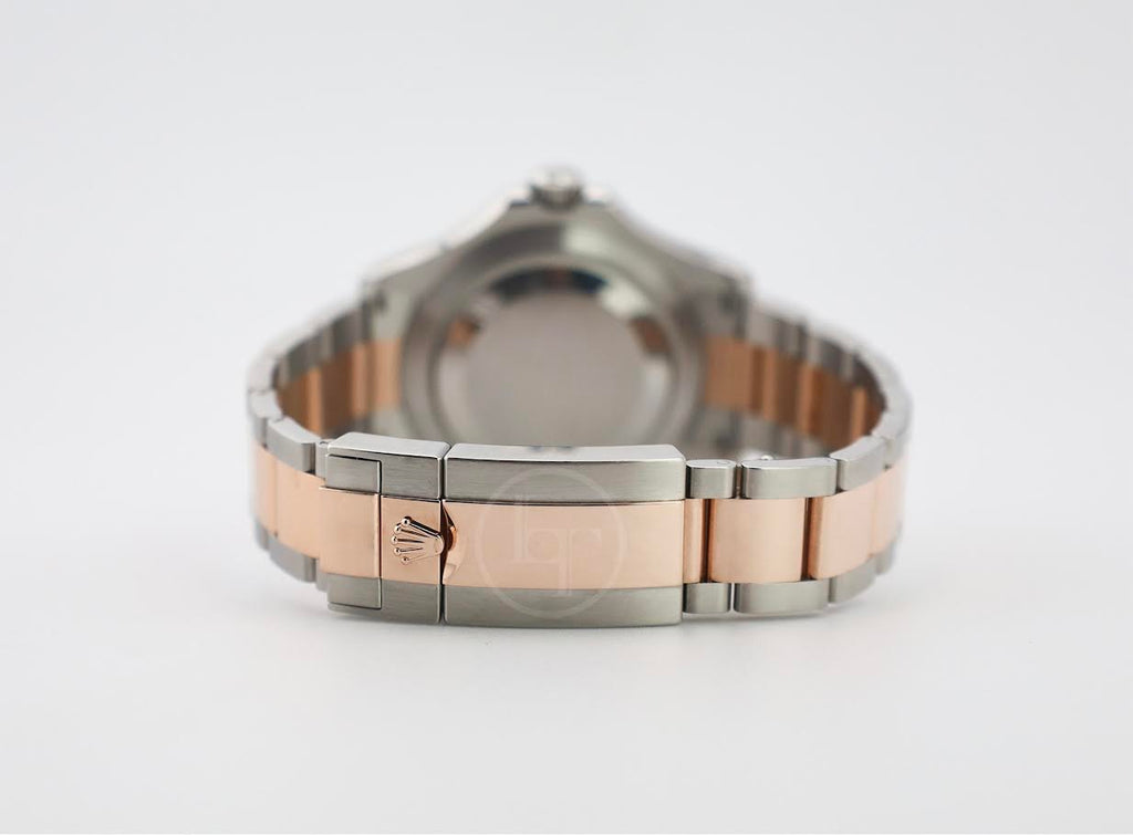 Rolex Yacht-Master 40 Everose Rose Gold/Steel Chocolate Brown Dial Gold Bezel Oyster Bracelet 126621