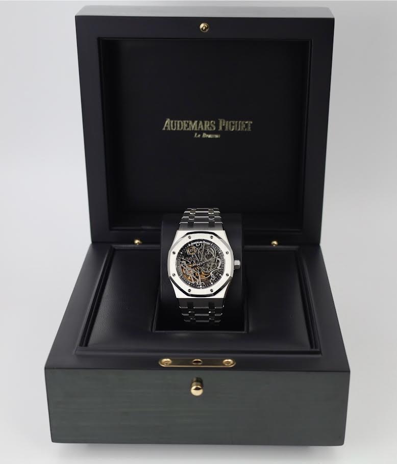 Audemars Piguet Royal Oak Openworked Selfwinding 39mm Black Skeleton Stainless Steel - 15305ST.OO.1220ST.01