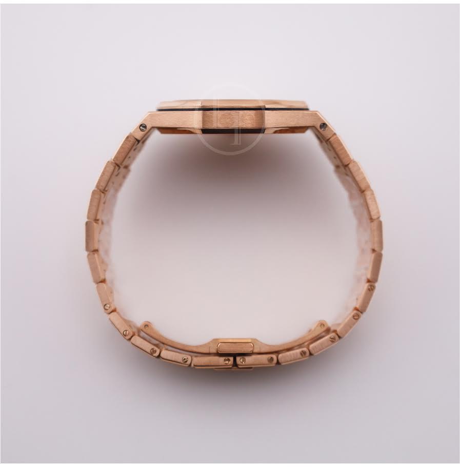 Audemars Piguet Ladies Collection Royal Oak Quartz Watch-Silver Dial 33mm-67651OR.ZZ.1261OR.01