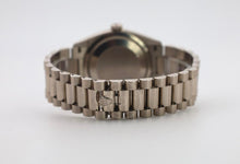 Load image into Gallery viewer, Rolex Day-Date 36 White Gold Blue Ombre Diamond Dial &amp; Fluted Bezel President Bracelet 128239