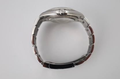 Rolex Datejust 41 White Gold/Steel Blue Index Dial Fluted Bezel Oyster Bracelet 126334 -