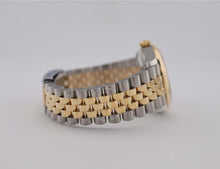 Load image into Gallery viewer, Rolex Datejust 36 Yellow Gold/Steel Silver Roman Diamond VI Dial &amp; Fluted Bezel Jubilee Bracelet 126233