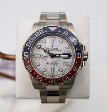 Load image into Gallery viewer, Rolex GMT Master II White Gold Meteorite Luminous Dial Red/Blue Ceramic Bezel Oyster Bracelet 126719BLRO