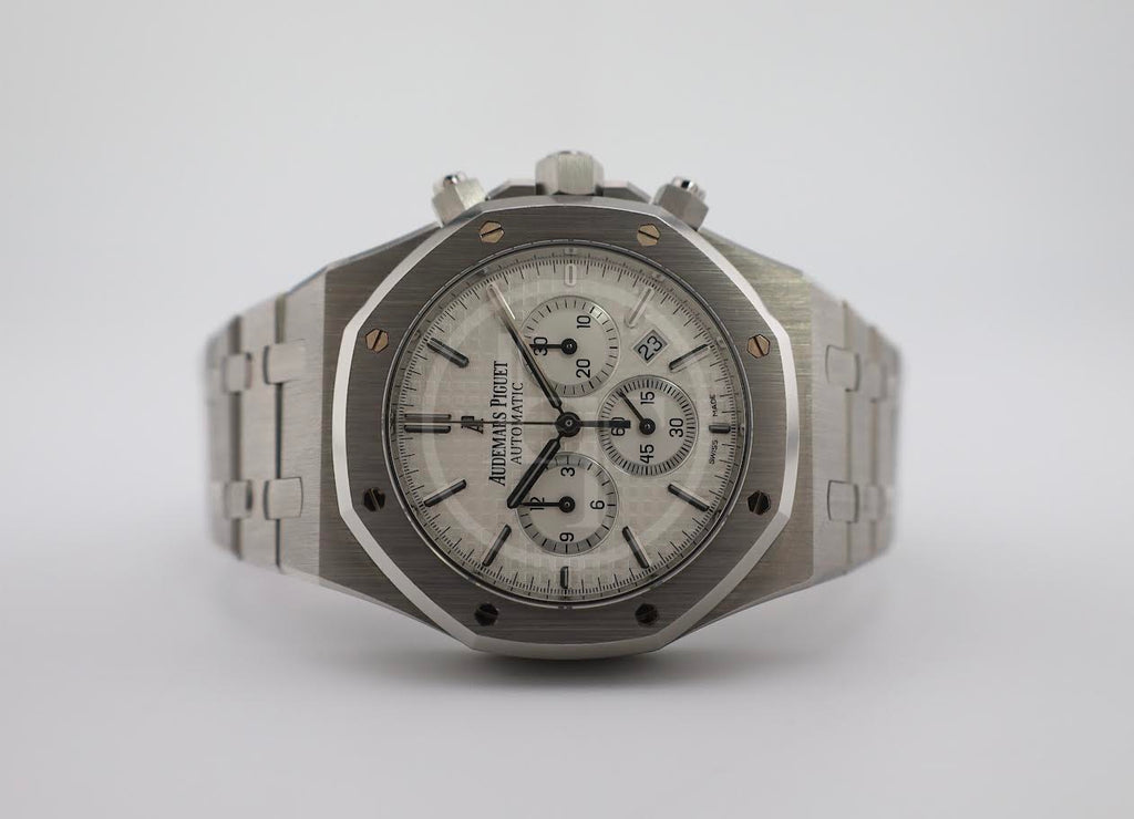Audemars Piguet Royal Oak Stainless Steel Chronograph 41mm White Index Dial - 26320ST.OO.1220ST.02