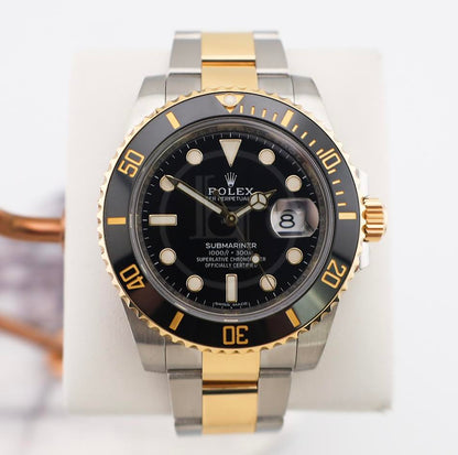 Rolex Submariner Date Yellow Gold/Steel Black Dial & Ceramic Bezel Oyster Bracelet 116613LN