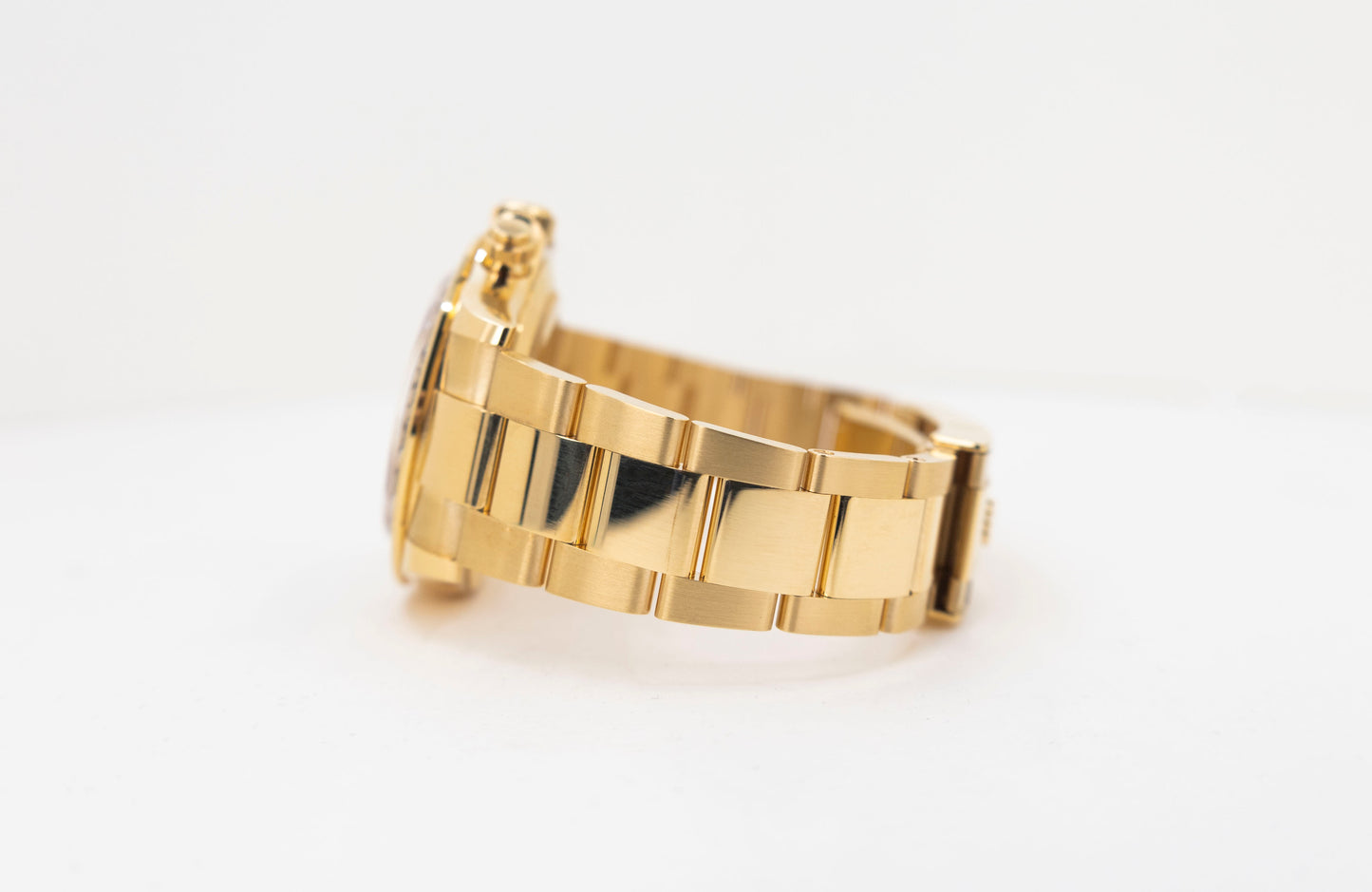 Rolex Daytona Yellow Gold Black Index Dial Yellow Gold Bezel Oyster Bracelet 116508